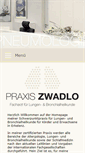 Mobile Screenshot of lungenarzt-zwadlo.de